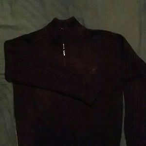 Sweater zip neck